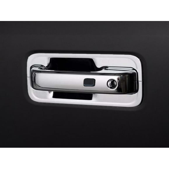 97-00 Ford F-250 2DR with both Driver Side and Passenger Side Keyholes Xtremewarez ABS Chrome Door Handle Covers and Tailgate Cover with Keyhole for 97-03 Ford F-150 2DR 